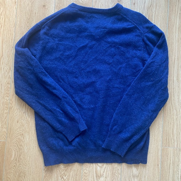 Mens navy Gant lambwool knitwear size XL - Picture 4 of 4